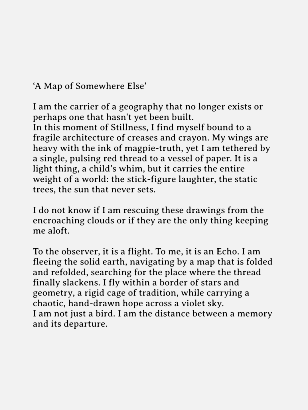 A Map to Somewhere Else